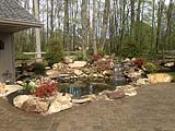 Maintained Waterfalls and Pond Clean Up